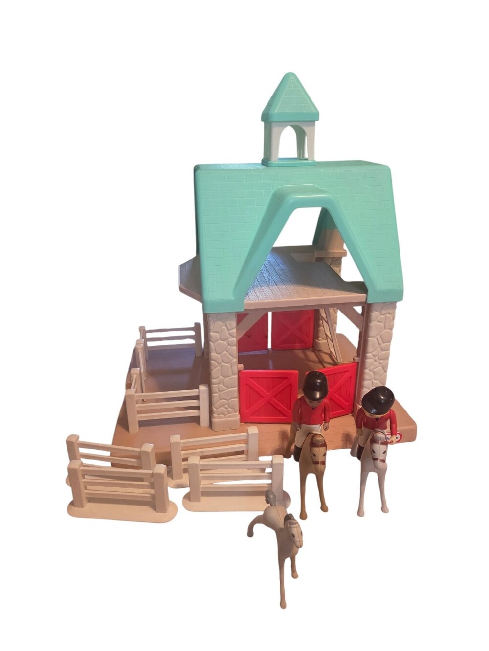 Vintage Little Tikes Horse Stable Barn Set